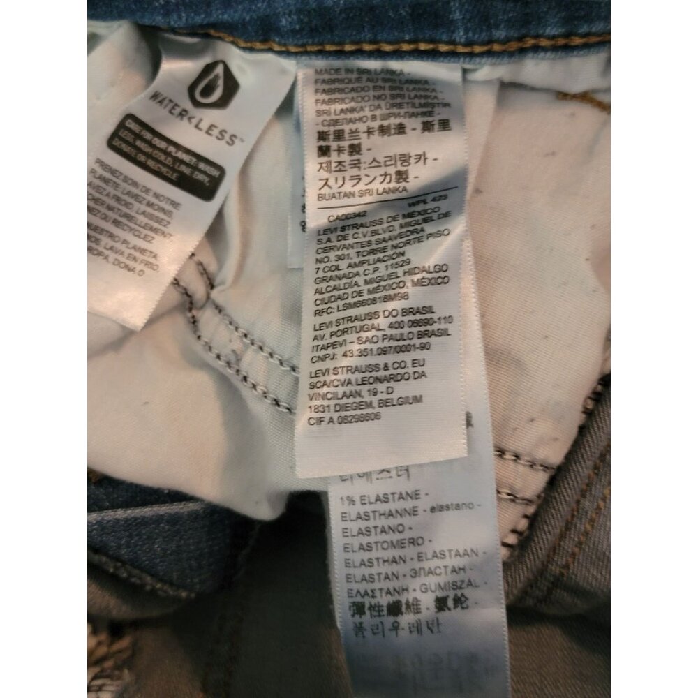 Levis 721 High Rise Skinny Jeans W27 L28 Women Denim Blue - Picture 6 of 8